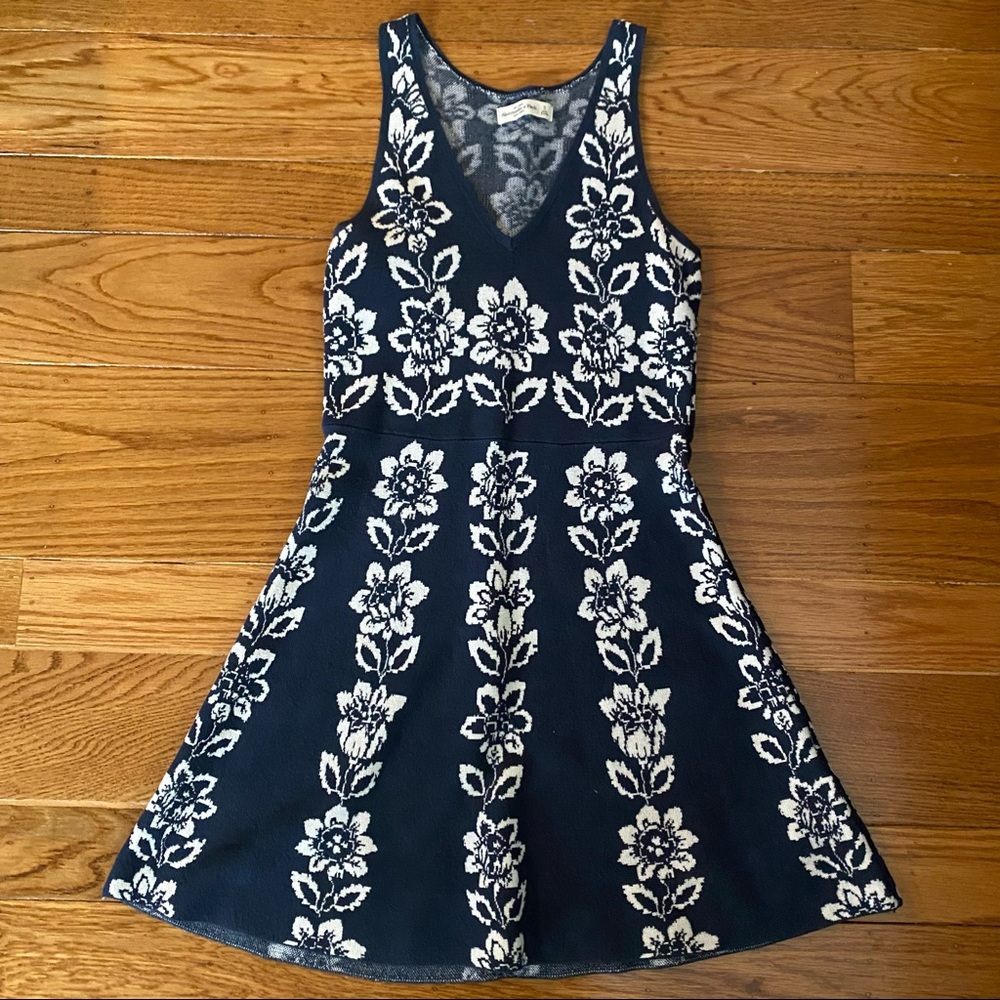 Abercrombie Floral Jacquard Dress